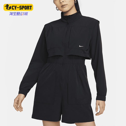 Nike/耐克正品夏季新款女子运动可拆卸袖子连体衣DX0149-010