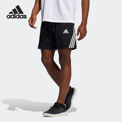阿迪达斯正品男子运动中长短裤