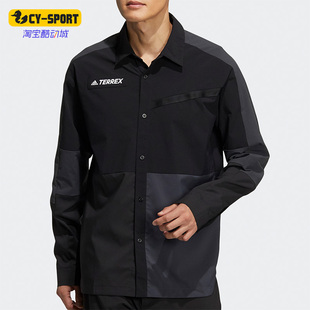 衬衫 Adidas HE5205 户外运动长袖 春季 阿迪达斯正品 TERREX男子时尚