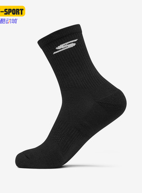 Skechers/斯凯奇正品新款时尚运动休闲吸汗中筒袜两双装P122U015