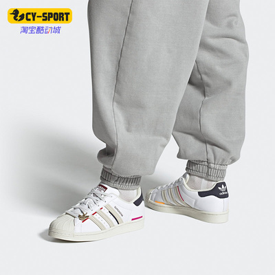 阿迪达斯三叶草正品女子休闲板鞋