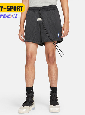 Nike/耐克正品新款男子网眼运动休闲五分系带篮球短裤 CU4690-010