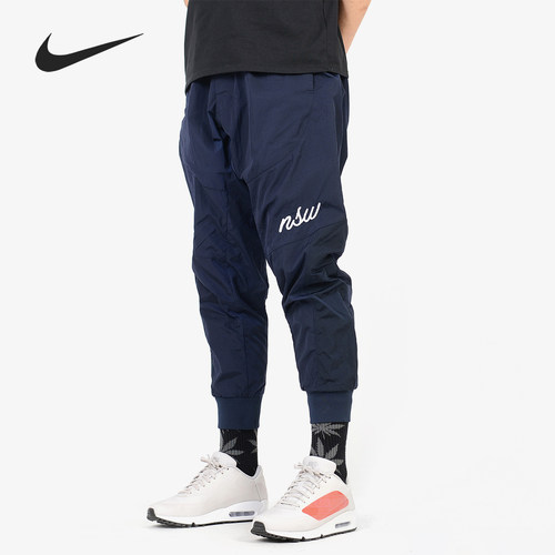 耐克男子收口小脚梭织休闲长裤