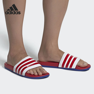 夏季 Adidas 年新款 EG1853 阿迪达斯正品 男子一字凉拖运动拖鞋