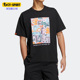 运动短袖 Adidas T恤HR6453 新款 男女同款 阿迪达斯正品 三叶草夏季