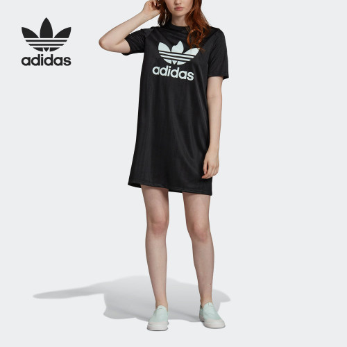阿迪达斯正品女子运动连衣裙
