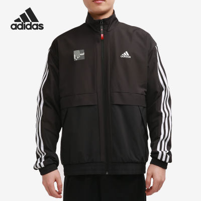 Adidas/阿迪达斯正品春季男子上衣防风休闲夹克外套GP1823