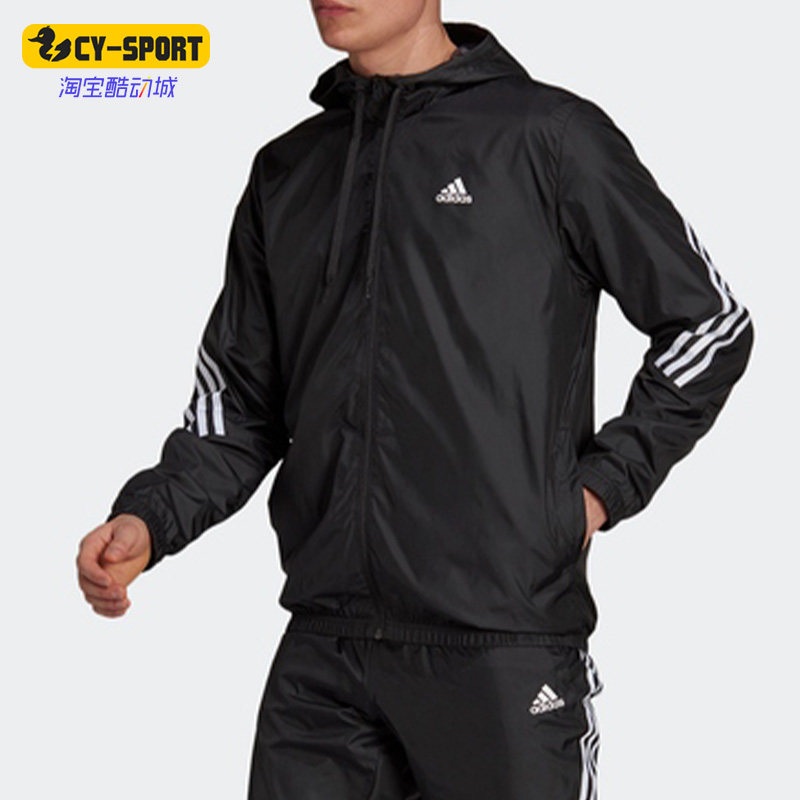 Adidas/阿迪达斯正品MTS WVN HOODED男子休闲运动连帽套装 H15580
