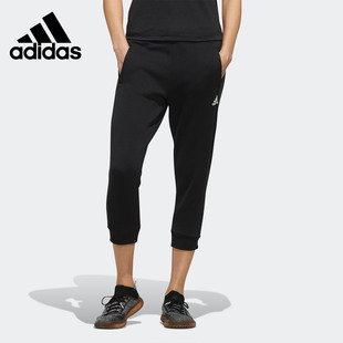 EH3899 新款 Adidas 女子运动型格七分裤 阿迪达斯正品