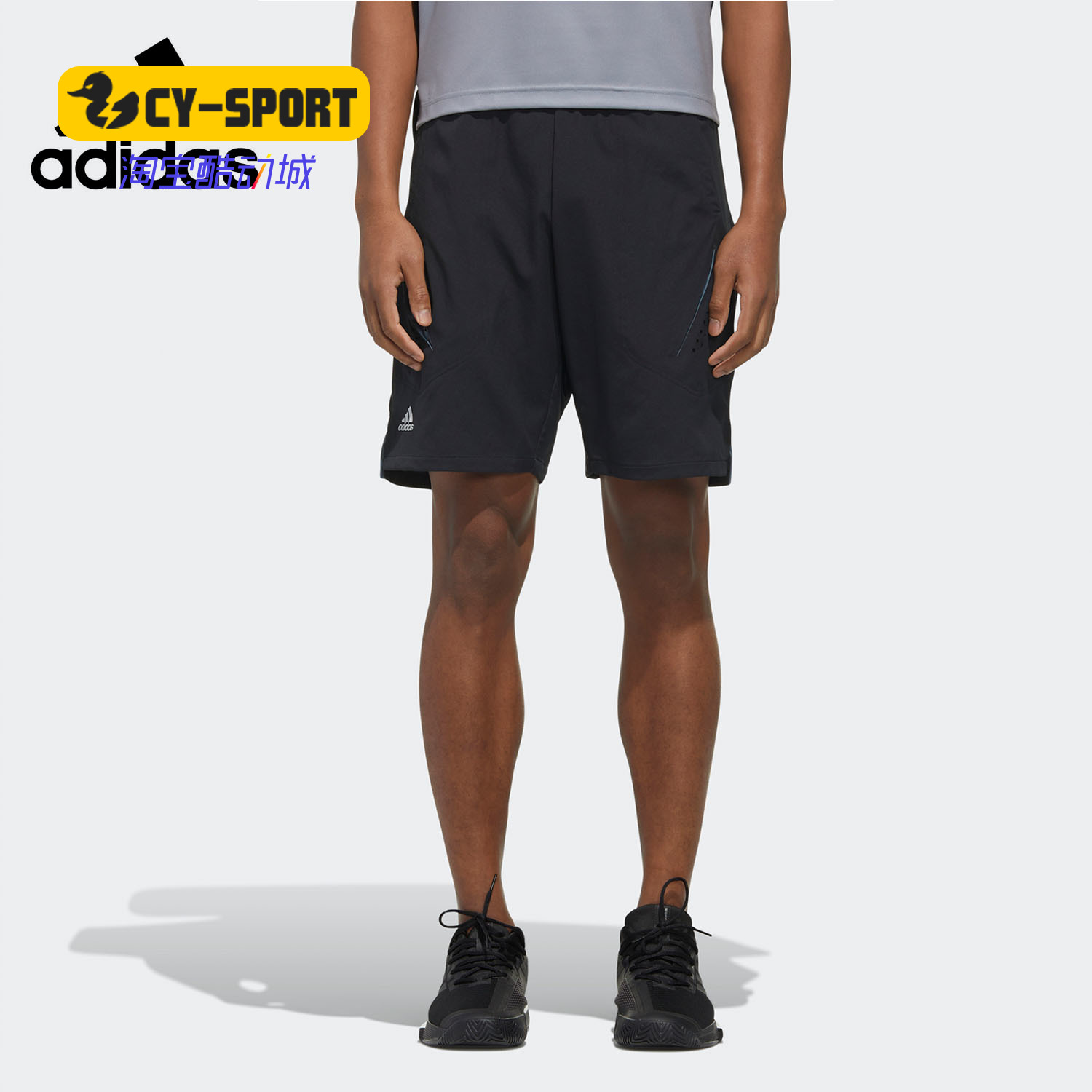 阿迪达斯正品男子运动中长裤