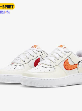 Nike/耐克正品新款Air Force 1 Low女子GS大童运动板鞋FD9912-181