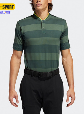 Adidas/阿迪达斯正品新款男子时尚高尔夫休闲运动短袖T恤GL4640