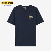 斯凯奇正品 春季 百搭字母男子圆领透气短袖 Skechers T恤 L222M098