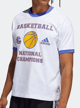 Adidas/阿迪达斯正品休闲男子时尚潮流运动圆领短袖T恤衫 H48543