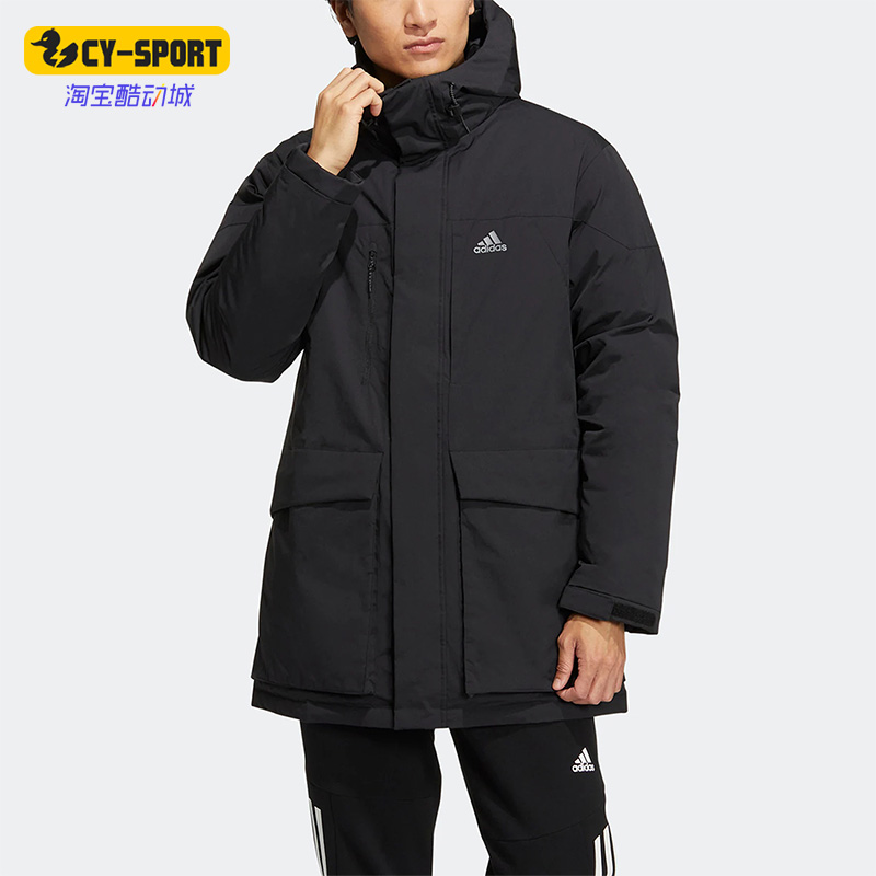 阿迪达斯正品男子运动休闲羽绒服
