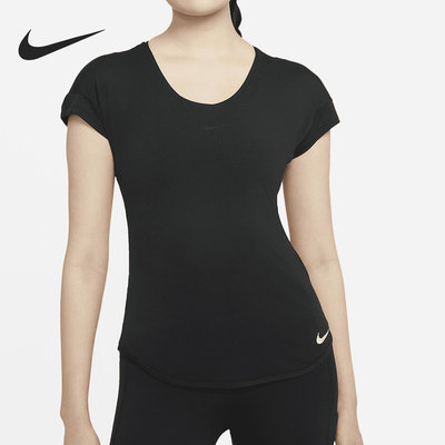 耐克夏季女子运动跑步上衣短袖