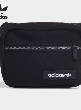 Adidas/阿迪达斯正品男女同款三叶草简约休闲单肩背包GN1385
