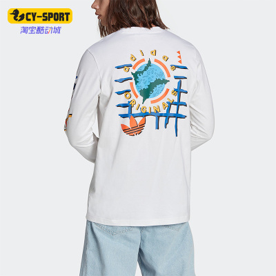 阿迪达斯三叶草正品男子休闲长袖