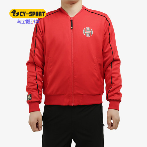 阿迪达斯男子拉链夹克外套