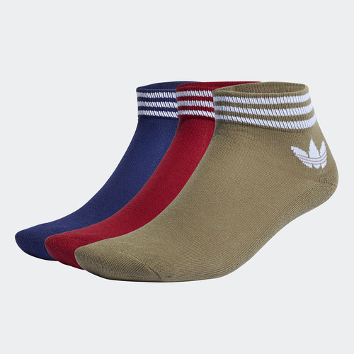 Adidas/阿迪达斯正品三叶草男女休闲运动袜三双装H32340