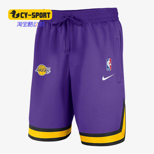 耐克正品 Nike 男子湖人队篮球运动短裤 新款 CQ7487 秋季