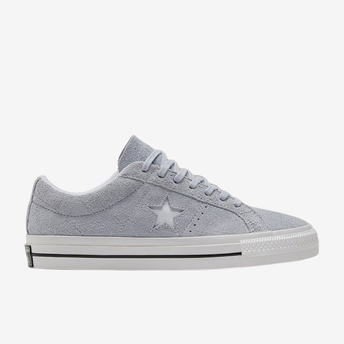 Converse匡威正品经典淡紫色低帮男女复古翻毛皮休闲板鞋172387C