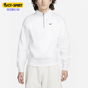 新款 男子运动加绒半拉链卫衣DQ5210 耐克正品 Nike 100