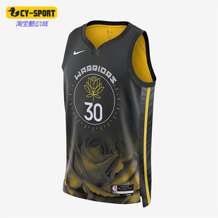 Nike/耐克正品金州勇士队男子篮球运动无袖球衣DO9593-012