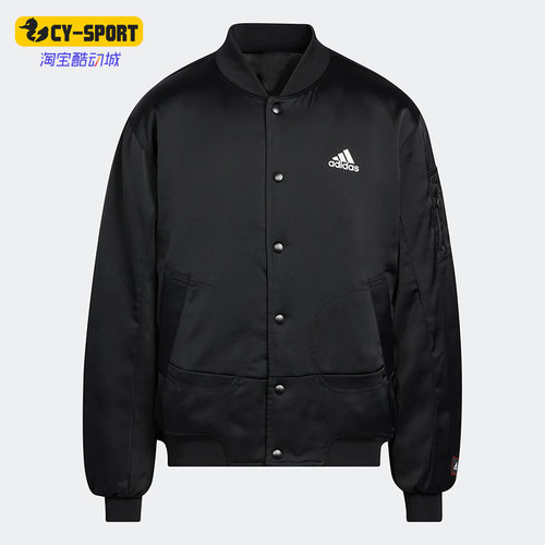 男童棒球服保暖棉服阿迪达斯正品