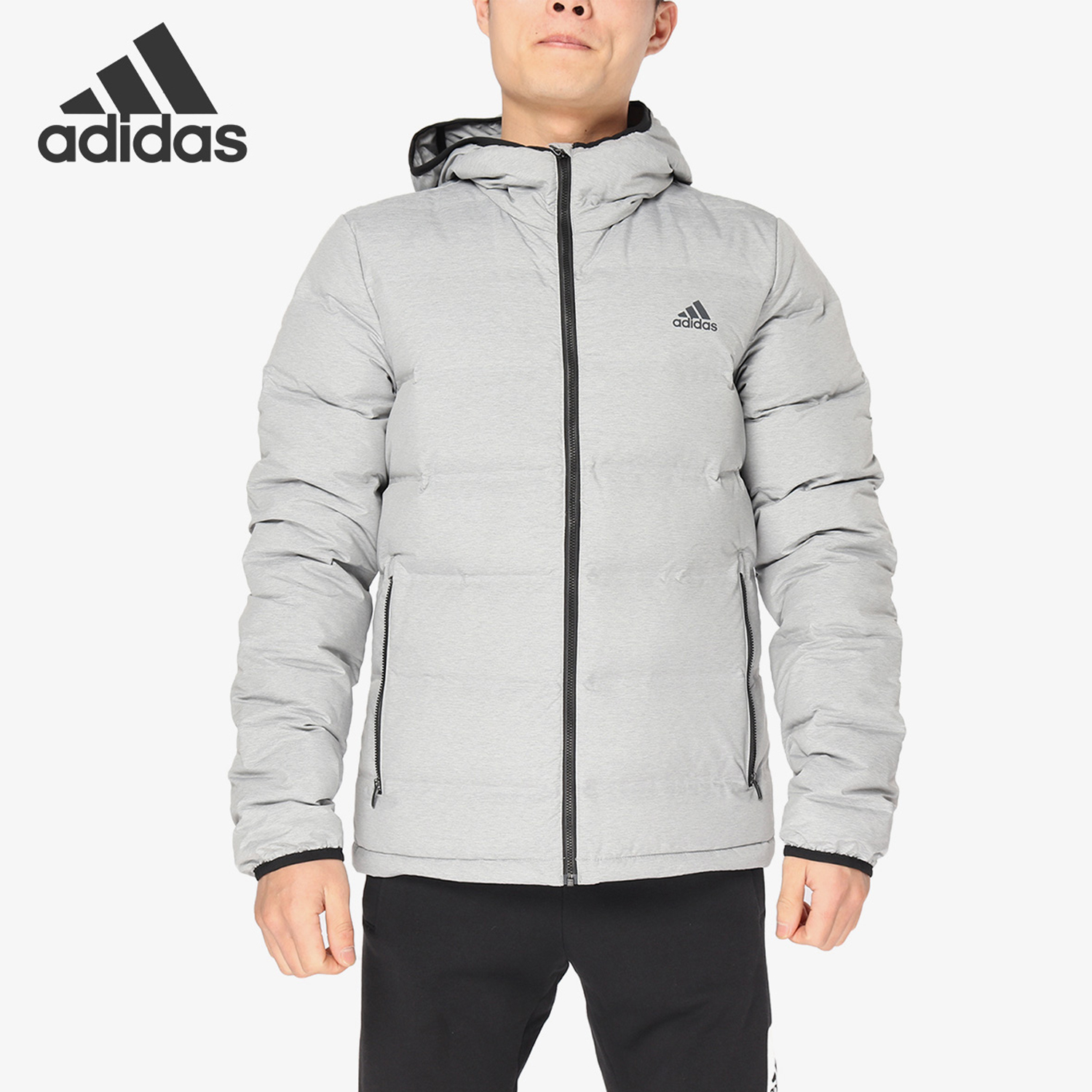 阿迪达斯正品男子运动羽绒服
