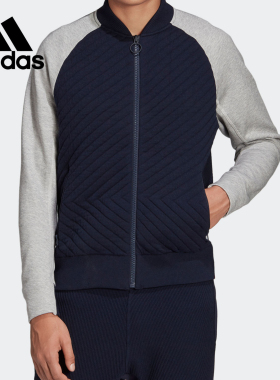 Adidas/阿迪达斯正品男子19冬新款飞行员立领运动夹克外套EC7007