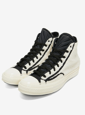 Converse匡威正品新款1970s羊羔绒男女高帮时尚休闲帆布鞋172006C