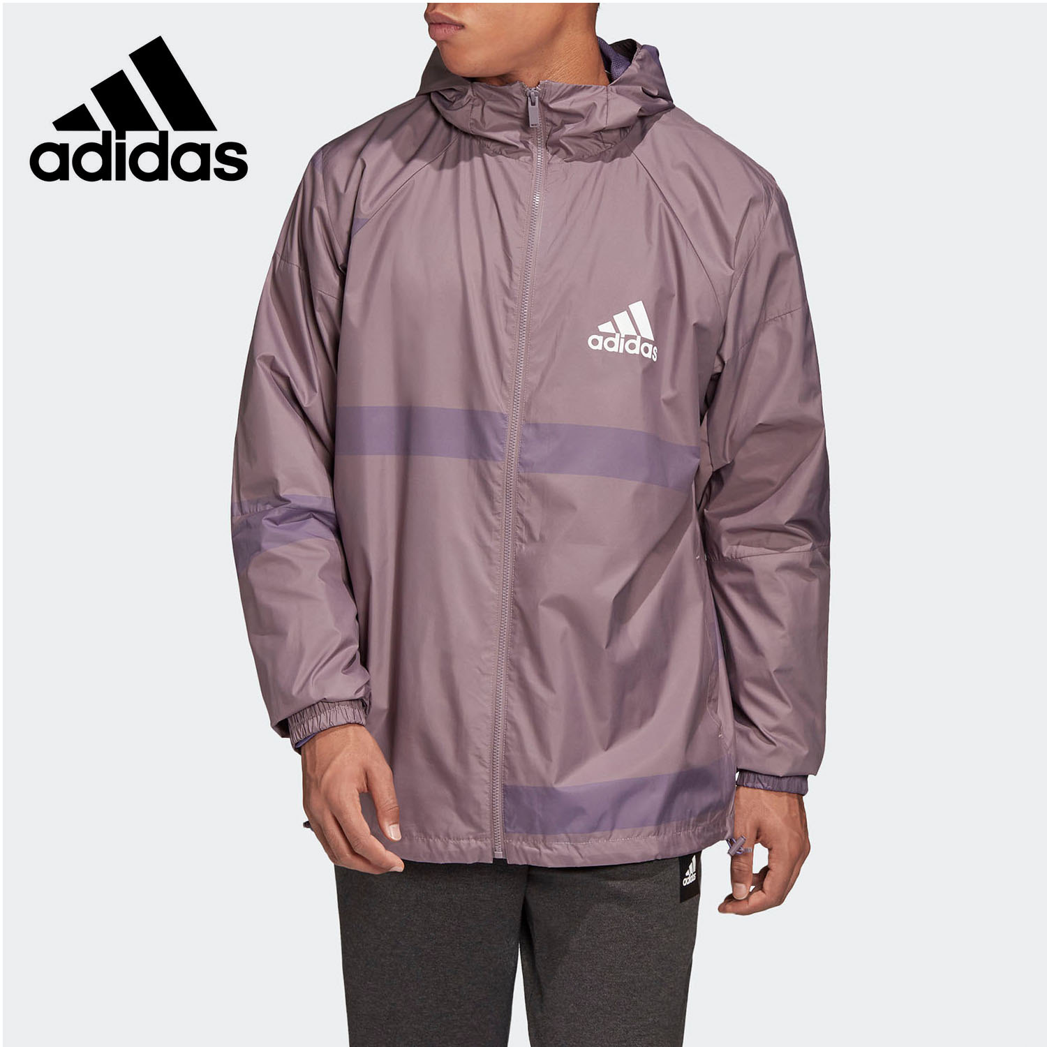 Adidas/阿迪达斯正品春季新款男子运动服梭织防风夹克FL3613