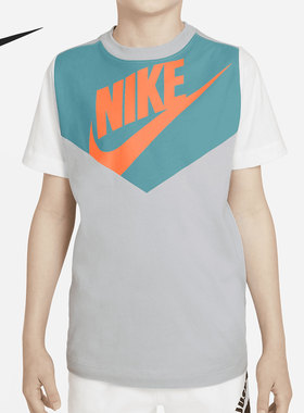 Nike/耐克正品SPORTSWEAR 休闲运动男大童上衣短袖T恤 DC7511-012