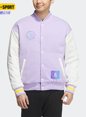 Adidas/阿迪达斯正品新款男女同款休闲运动棒球棉服IK5428