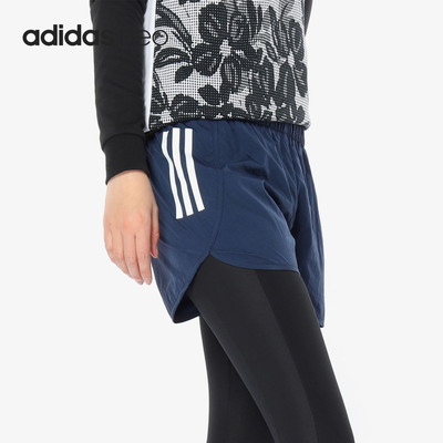 阿迪达斯女子针织透气运动短裤