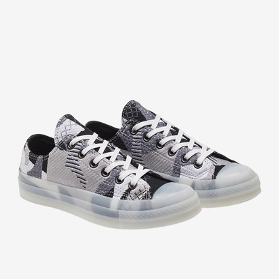 Converse匡威正品新款女子撞色拼接透气果冻底休闲帆布鞋570274C
