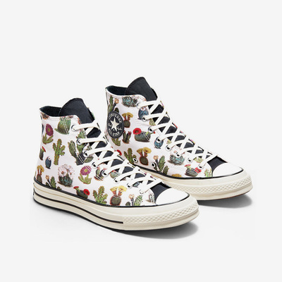 Converse匡威正品1970S 男女花卉高帮休闲运动鞋帆布鞋A00653C