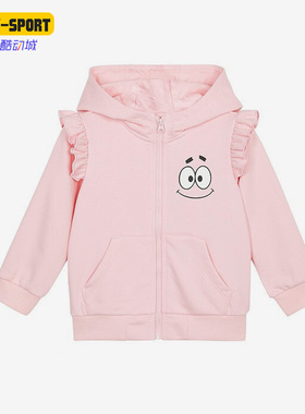 Skechers/斯凯奇正品海绵宝宝联名小童连帽运动休闲外套L122G044