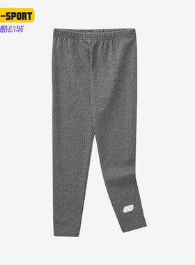Skechers/斯凯奇正品秋冬新款儿童运动加绒外穿打底长裤 L422G098