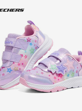 Skechers/斯凯奇正品新款小童女舒适透气运动休闲鞋302731N