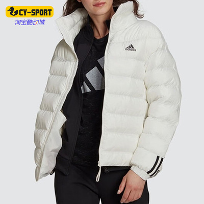 阿迪达斯正品女子冬运动休闲棉服