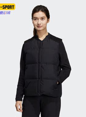Adidas/阿迪达斯正品冬新款女子运动休闲户外羽绒马甲背心 H23077