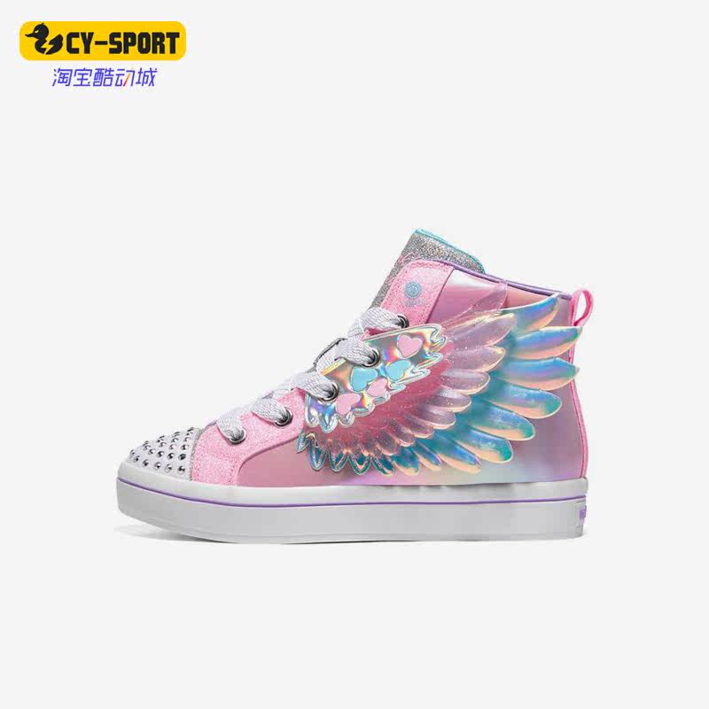 Skechers/斯凯奇正品IMAGES TWI-LITES 2.0 女大童闪灯鞋314453L