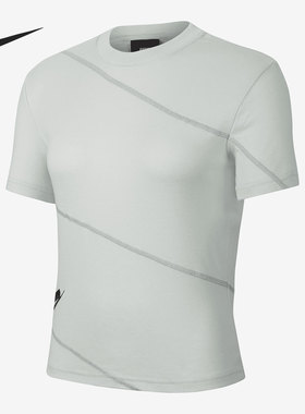 Nike/耐克正品 新款夏季女子休闲透气运动圆领短袖T恤CZ9359-034