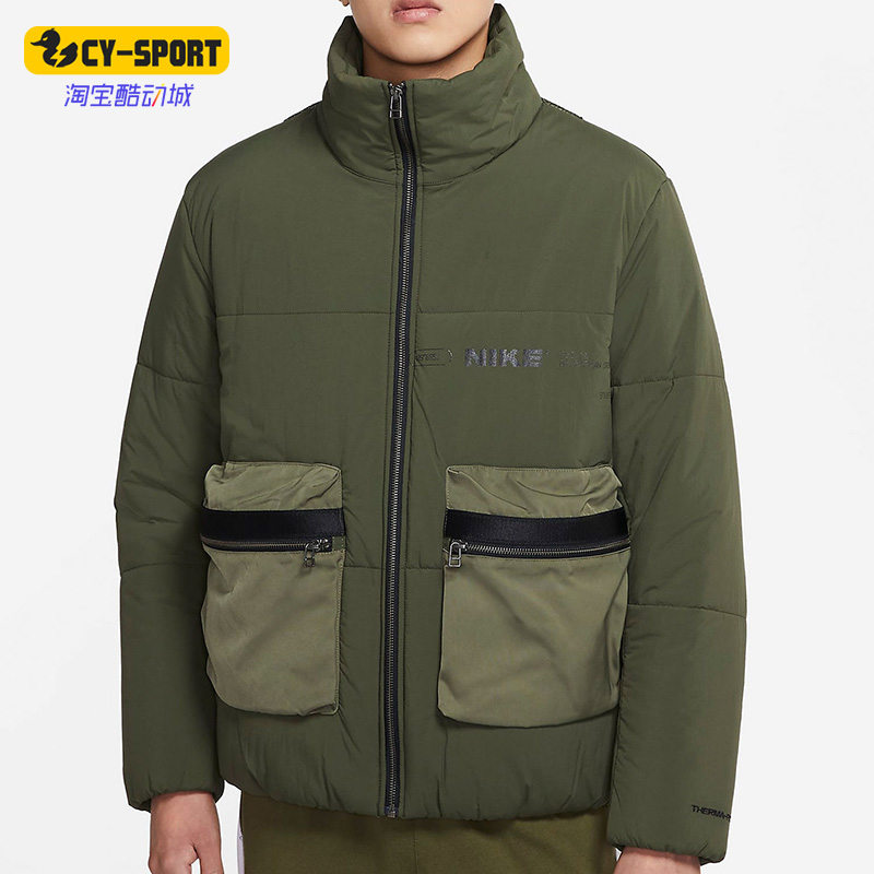 耐克男子运动休闲棉服