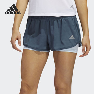 运动跑步健身休闲女子短裤 Adidas 阿迪达斯正品 夏新款 FL7816