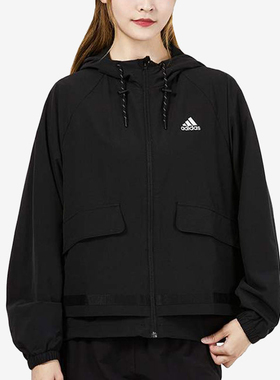 Adidas/阿迪达斯正品年夏季新款女子休闲透气外套 H07383