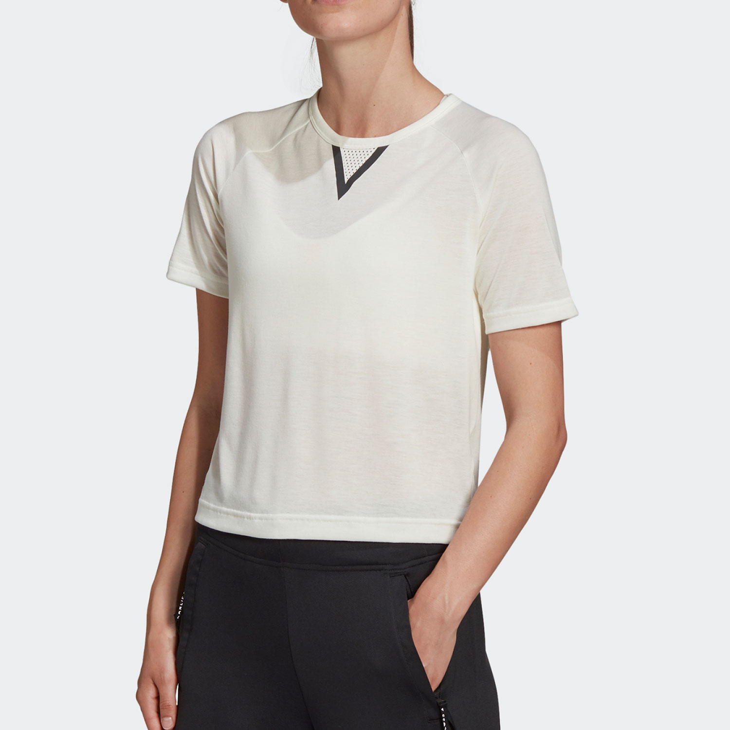 Adidas/阿迪达斯正品休闲女子运动透气时尚潮流短袖T恤GH7369