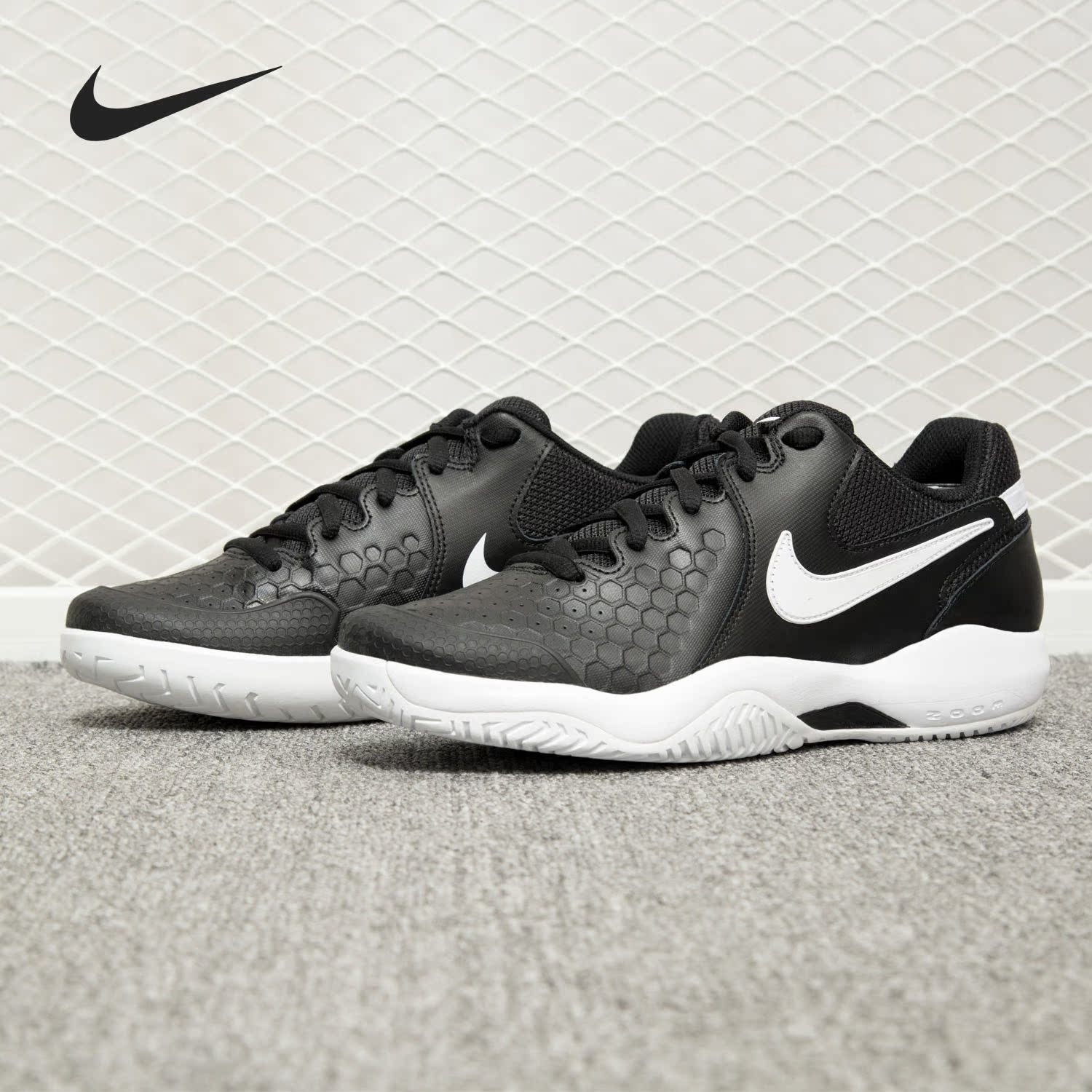 Nike/耐克正品AIR ZOOM网球鞋男鞋耐磨羽毛球鞋运动休闲鞋918194